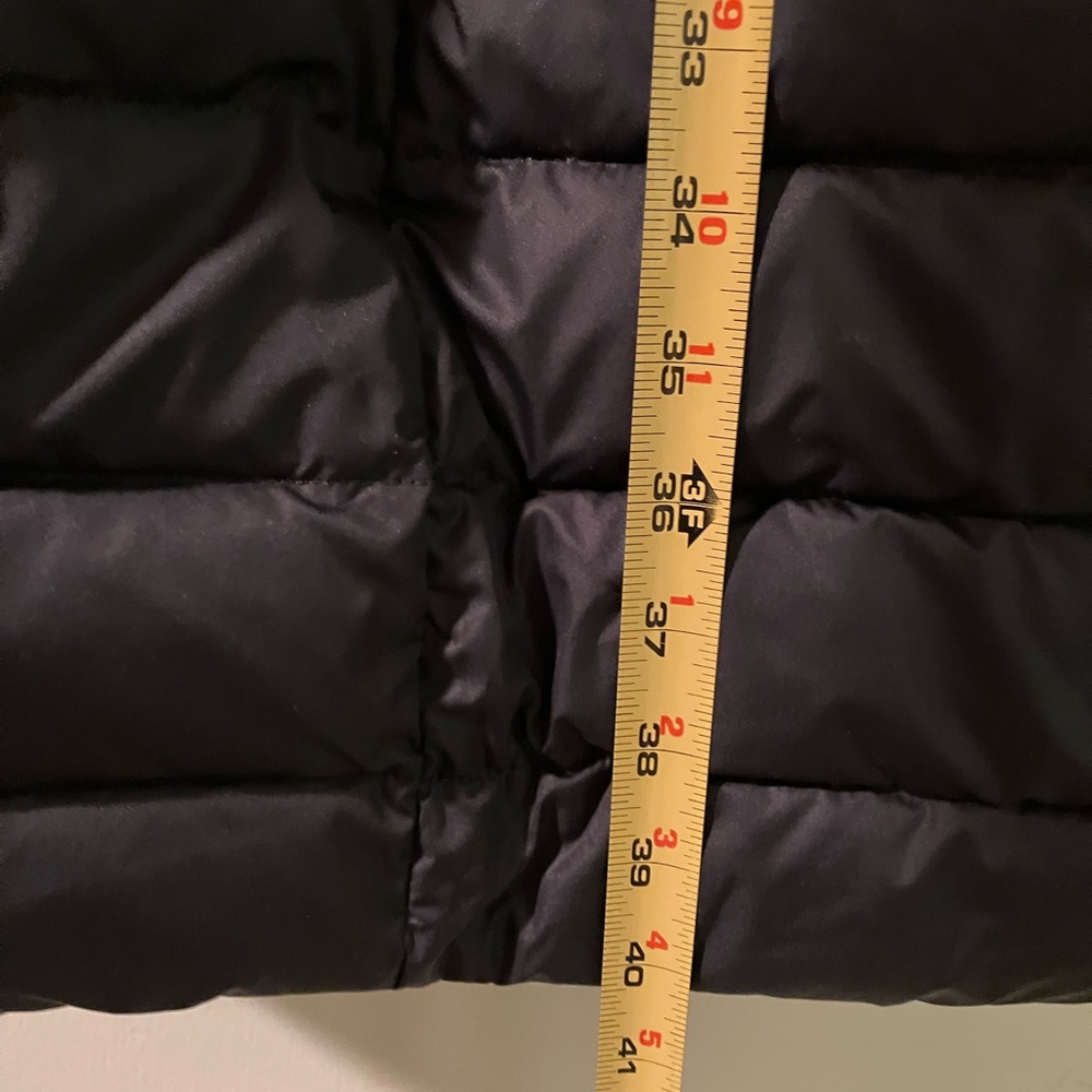 Barbour Black Hooded Tie Waist Coat - Picture 7 of 9